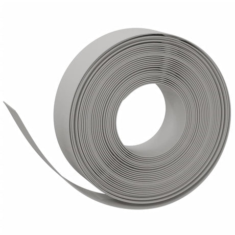 VidaXL Garteneinfassung 2 Stk. 10 m 15 cm Polyethylen grau