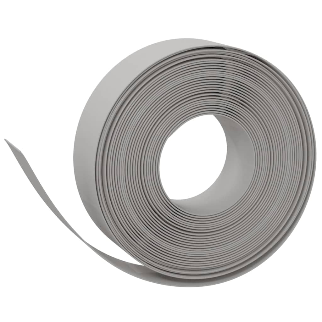 VidaXL Garteneinfassung 3 Stk. 10 m 15 cm Polyethylen grau