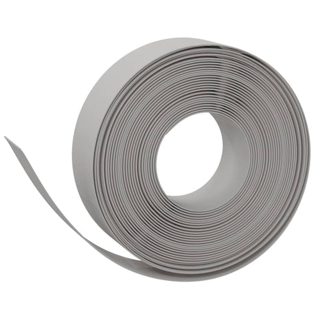 VidaXL Garteneinfassung 3 Stk. 10 m 15 cm Polyethylen grau