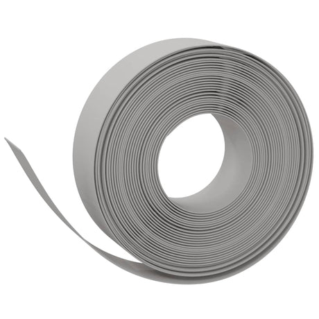 VidaXL Garteneinfassung 5 Stk. 10 m 15 cm Polyethylen grau