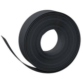 VidaXL Garteneinfassung 2 Stk. 10 m 15 cm Polyethylen schwarz