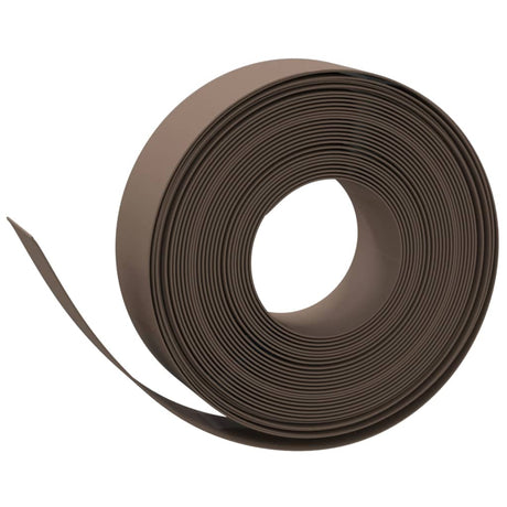VidaXL Garteneinfassung 2 Stk. 10 m 15 cm Polyethylen braun