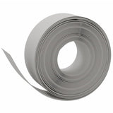 VidaXL Garteneinfassung 2 Stk. 10 m 20 cm Polyethylen grau