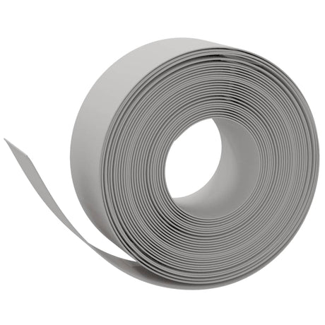 VidaXL Garteneinfassung 3 Stk. 10 m 20 cm Polyethylen grau