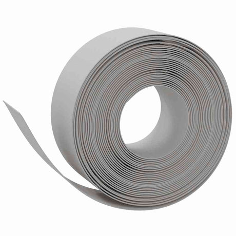 VidaXL Garteneinfassung 4 Stk. 10 m 20 cm Polyethylen grau