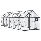 Vidaxl Aviary 1.79x6x1.85 M w kolorze antracytu aluminiowego