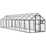 Vidaxl Aviary 1.79x8x1.85 M. -colorowany antracyt aluminiowy