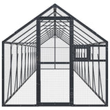 Vidaxl Aviary 1.79x2x1.85 M. -coloed antracyt aluminiowy