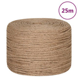 Vidaxl rep 25 m lång 6 mm tjock jute