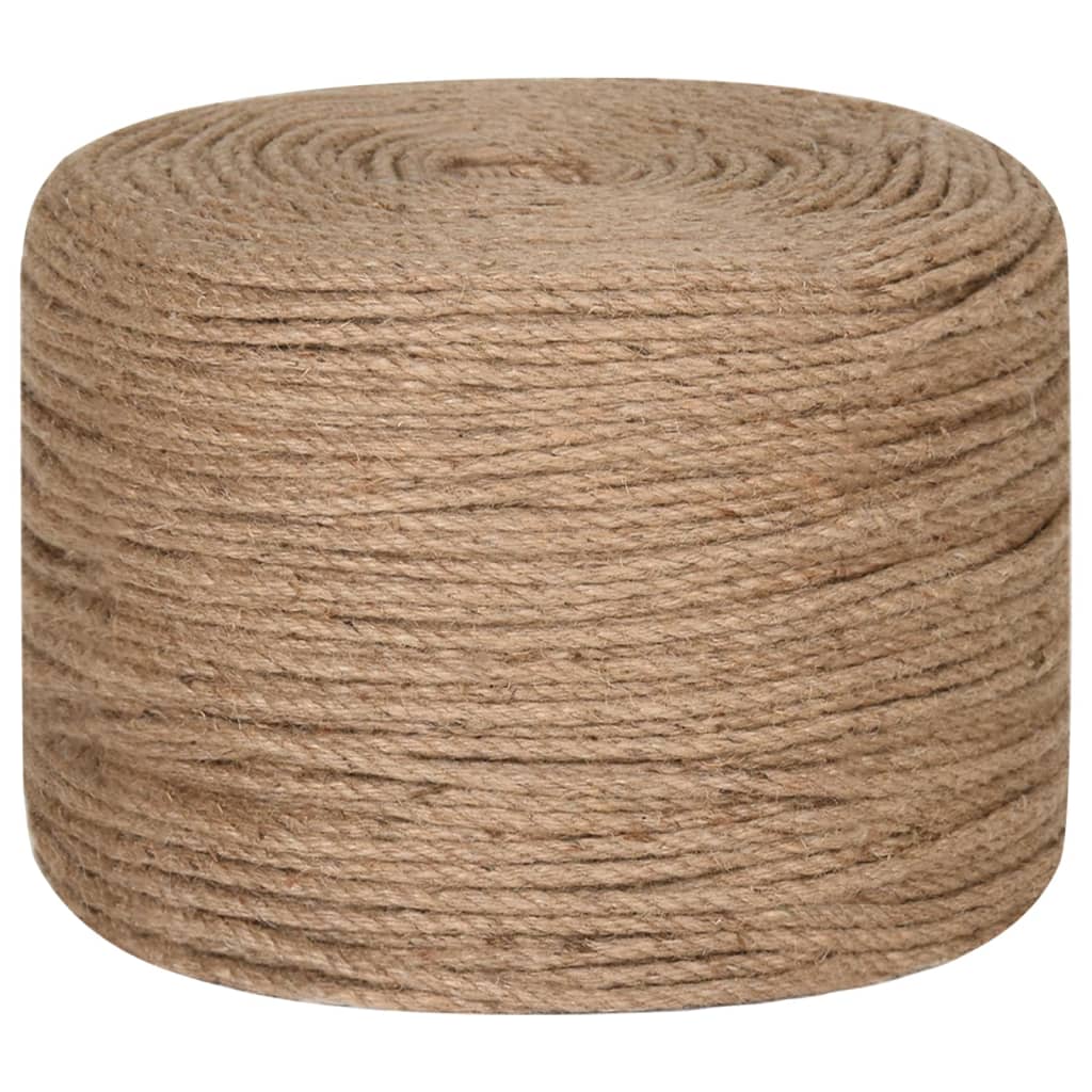 Vidaxl rep 25 m lång 6 mm tjock jute