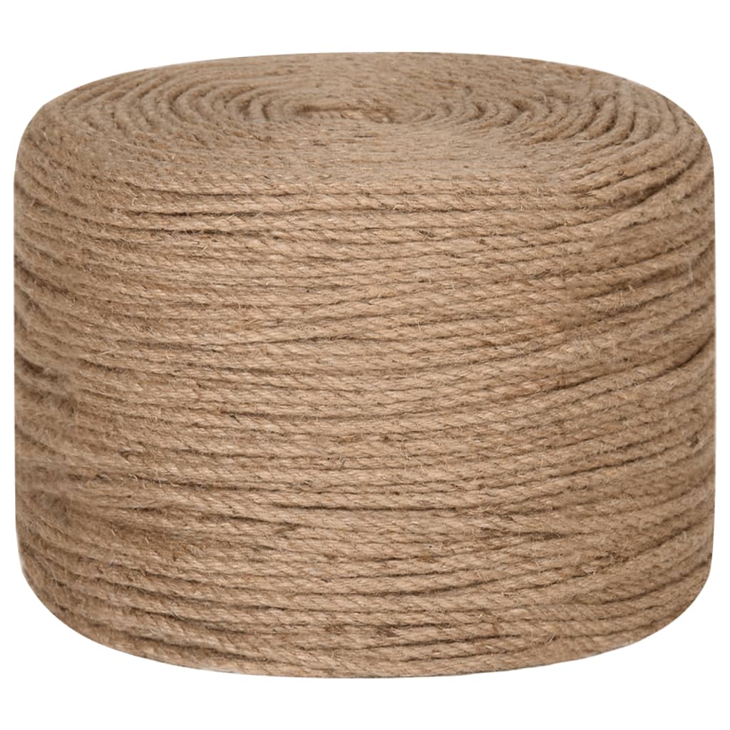 Vidaxl rep 100 m lång 8 mm tjock jute