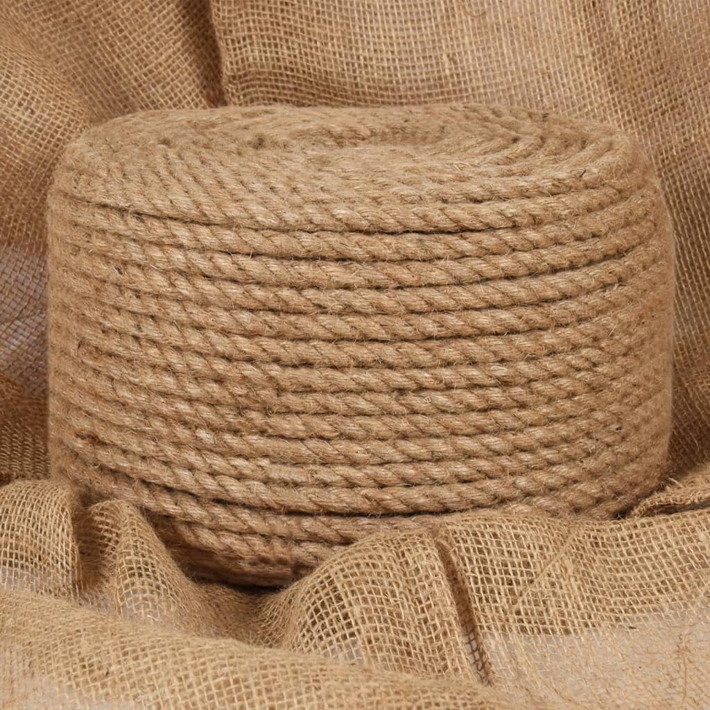 Vidaxl rep 25 m lång 12 mm tjock jute