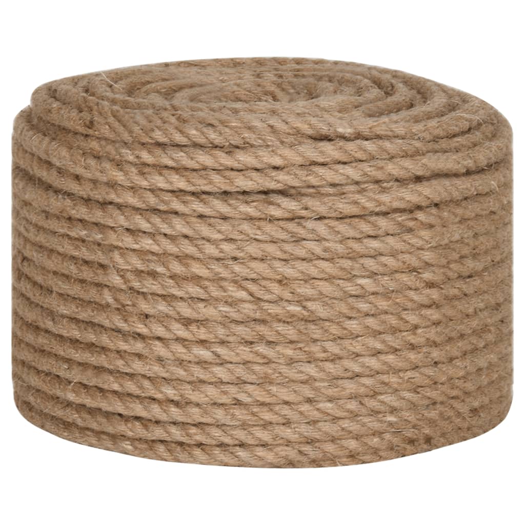 Vidaxl rep 25 m lång 14 mm tjock jute