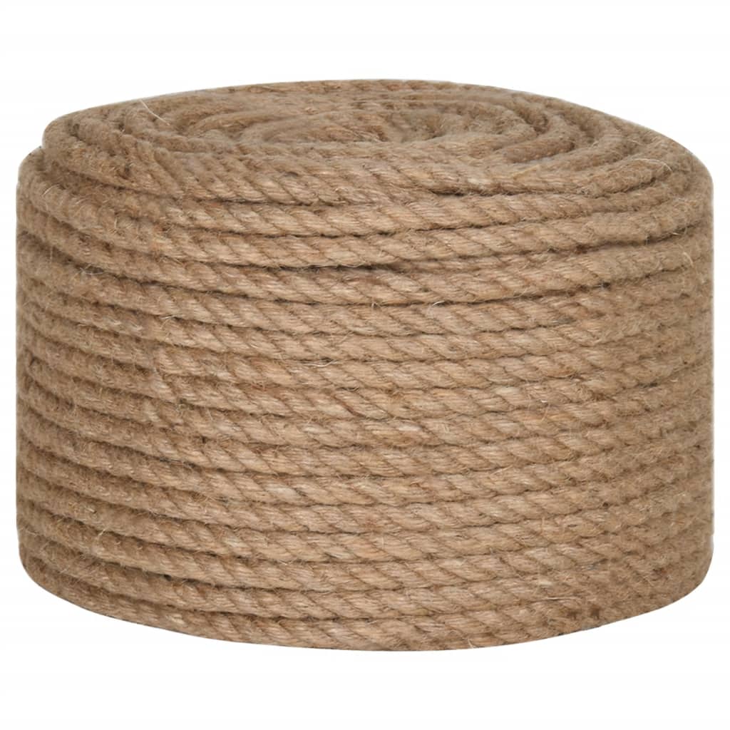 Vidaxl rep 50 m lång 14 mm tjock jute