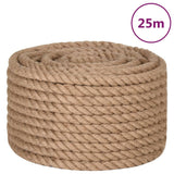 Vidaxl rep 25 m lång 16 mm tjock jute