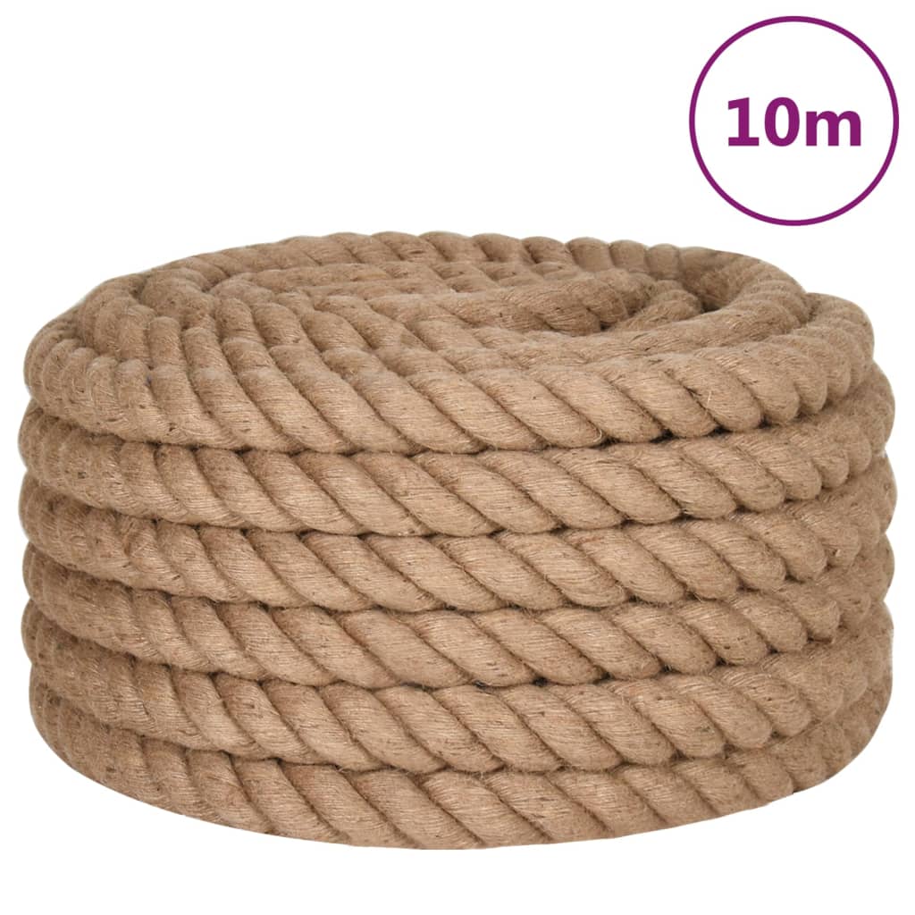 Vidaxl rep 10 m lång 30 mm tjock jute