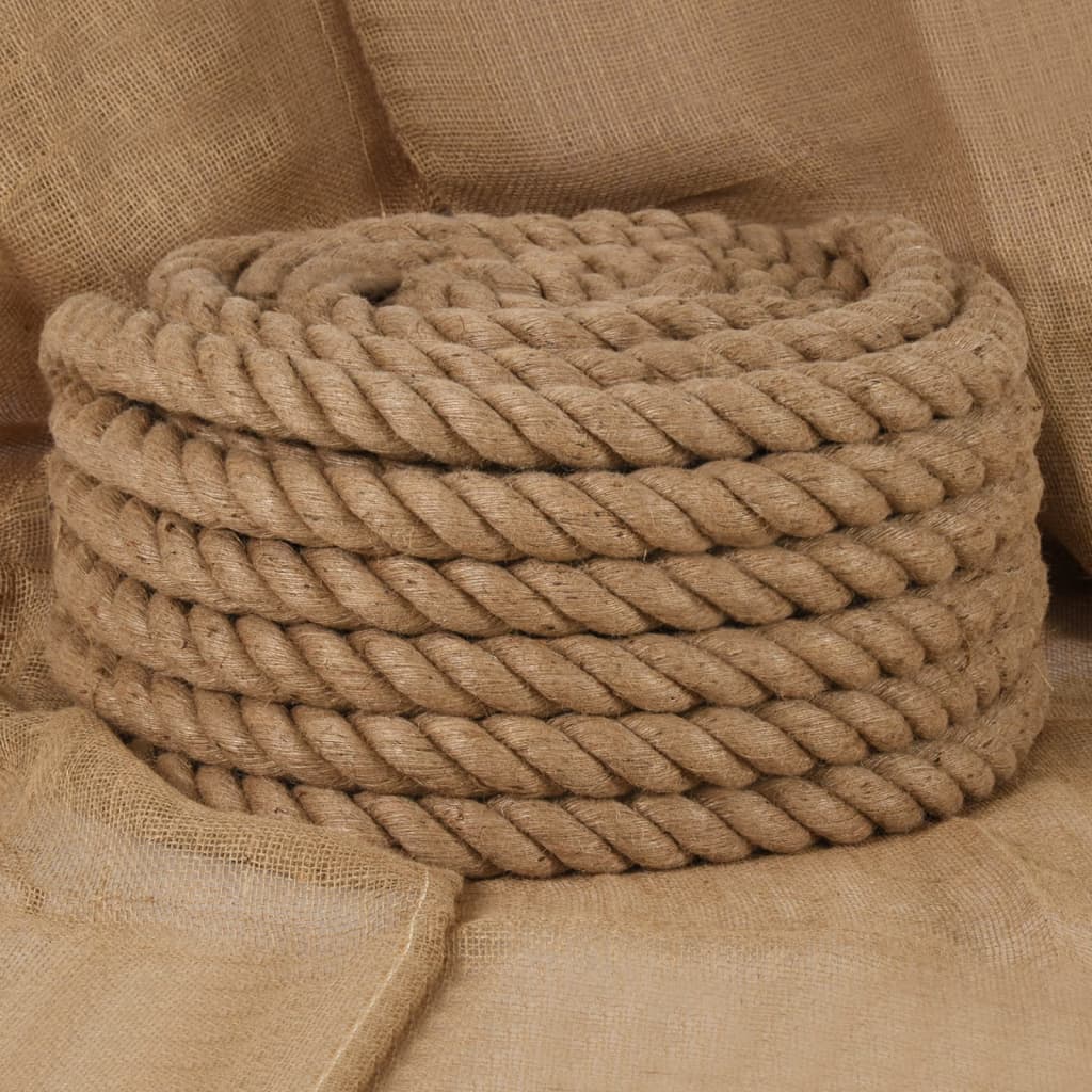 Vidaxl rep 10 m lång 30 mm tjock jute