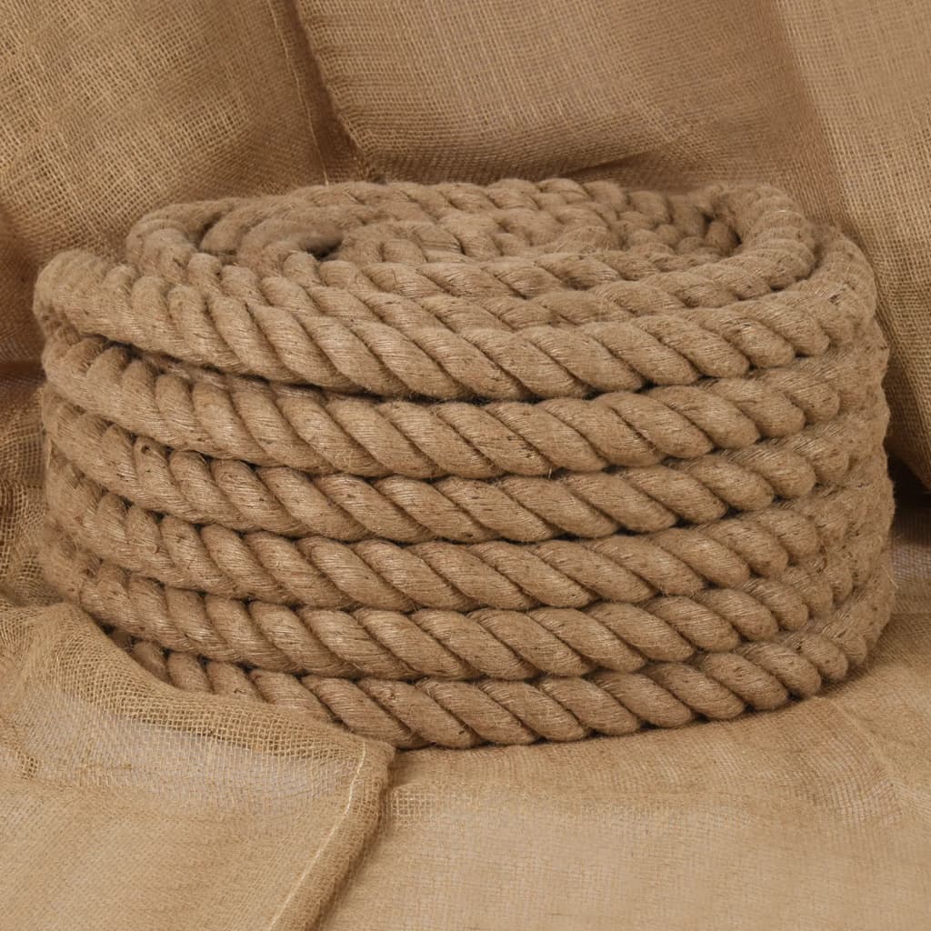 Vidaxl rep 25 m lång 36 mm tjock jute