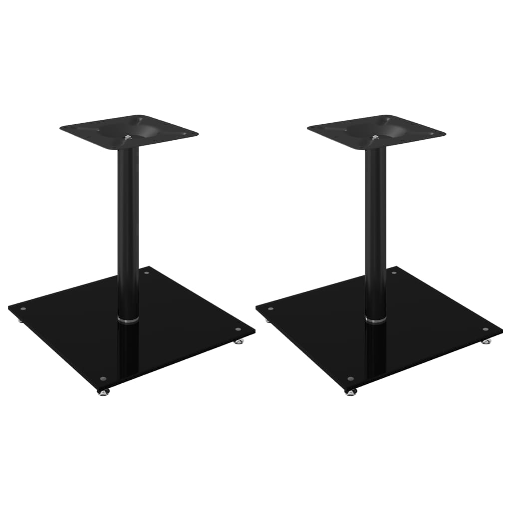 Standardy vidaxl Loudspeaker 2 PCS 1 PILLAR ZTRATEDELNÉ SKLO BLACK