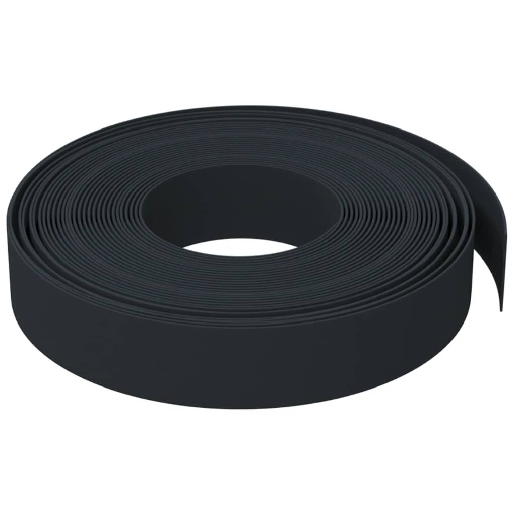 Vidaxl Garden Limit 10 m 10 cm Polyethylen schwaarz