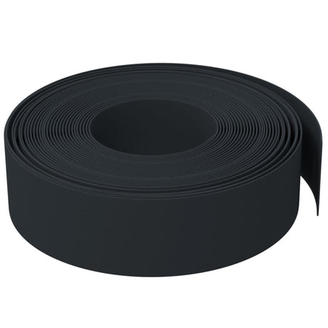 Vidaxl Gartenkante 10 m 15 cm Polyethylen schwarz