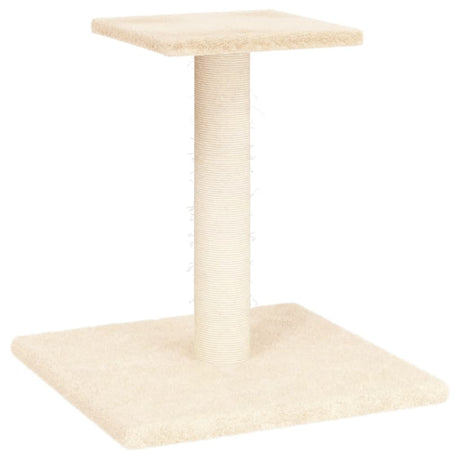 VIDAXL -Kratzerposten mit Plattform 38 cm creme -gelöscht