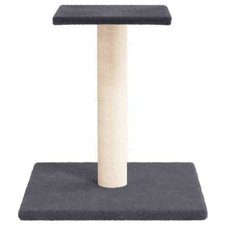 Vidaxl Kratzerpfosten mit Plattform 38 cm dunkelgrau