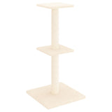 Muebles de gato de Vidaxl con postes de rascado de sisal 73 cm de crema