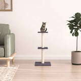Vidaxl -Katzenmöbel mit Sisal -Kratzerpfosten 73 cm dunkelgrau