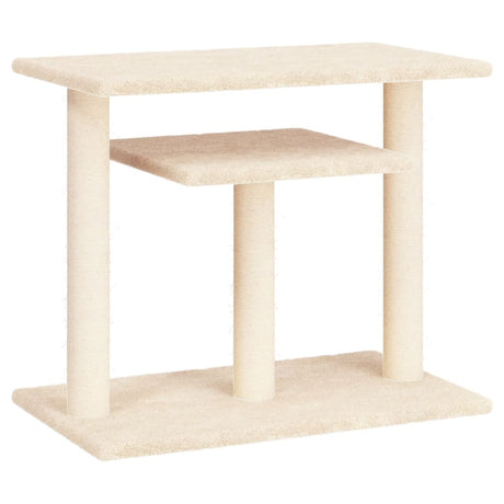 VIDAXL CROCKING POST mit Plattformen 62,5 cm creme -gelenkt