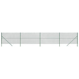 VidaXL Maschendrahtzaun 2x10 m grün