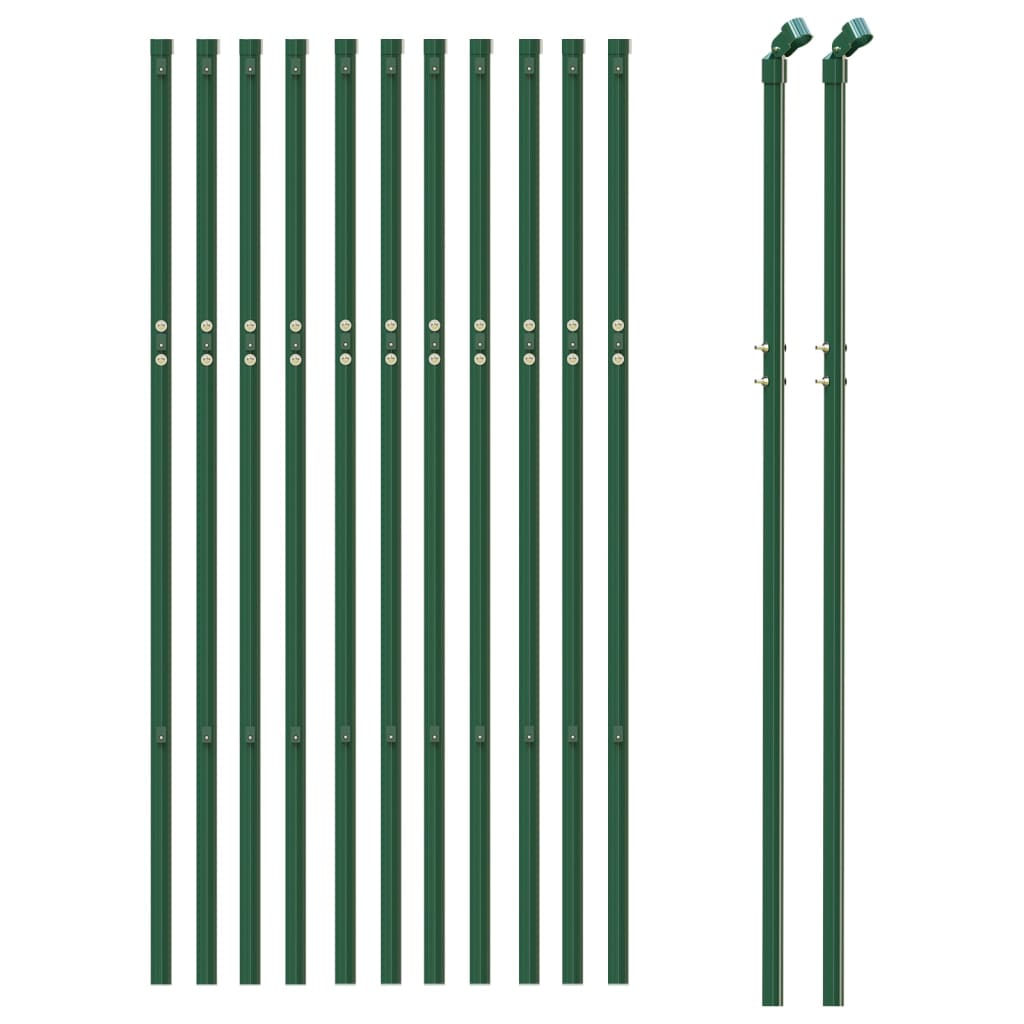 Vidaxxl-Maschenzaun 1,1x25 m grün