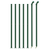 Vidaxx-Gitterzaun mit Flansch 1,1x10 m grün