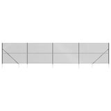 Vidaxl-Maschenzaun mit Erdankern 1,6x10 m Anthrazit