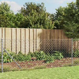 Fence a maglie Vidaxl 0,8x10 m di colore argento