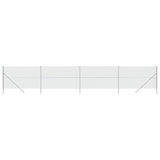 VidaXL Maschendrahtzaun 1,6x10 m silberfarben