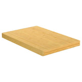 VIDAXL -Schneidebrett 60x40x4 cm Bambus