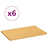 Vidaxl Morgenmadsplader 6 ST 35x23x0,8 cm bambus