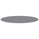 Vidaxx Schwimmbad-Bodenplane ø306 cm Polyester-Geotextil hellgrau