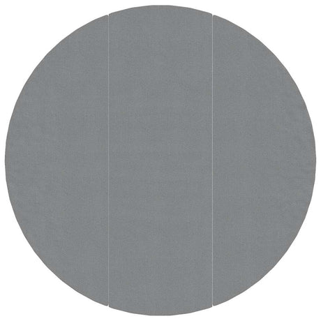 Vidaxl zwembadgrondzeil ø396 cm polyester geotextiel lichtgrijs