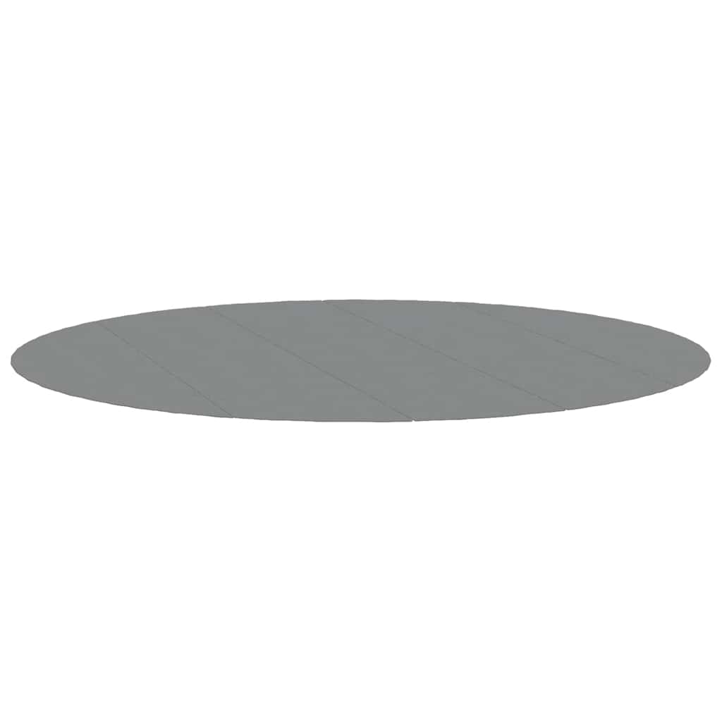 Vidaxl zwembadgrondzeil ø550 cm polyester geotextiel lichtgrijs