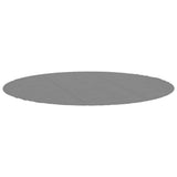 VidaXL Schwimmbad-Bodenplane Ø396 cm Polyester-Geotextil hellgrau