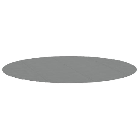 Vidaxx Schwimmbad-Bodenplane ø458 cm Polyester-Geotextil hellgrau