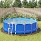 Vidaxx Schwimmbad-Bodenplane ø550 cm Polyester-Geotextil hellgrau