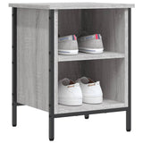 Vidaxl Shoe Cabinet 38x35x50 cm Vlastní dřevo šedá sonoma dubová barva