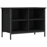 Vidaxl Cabinet da scarpe 69x35x50 cm Proprieted Black