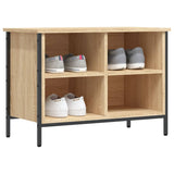 VidaXL Schuhschrank 69x35x50 cm Holzwerkstoff Sonoma-Eiche-farbig