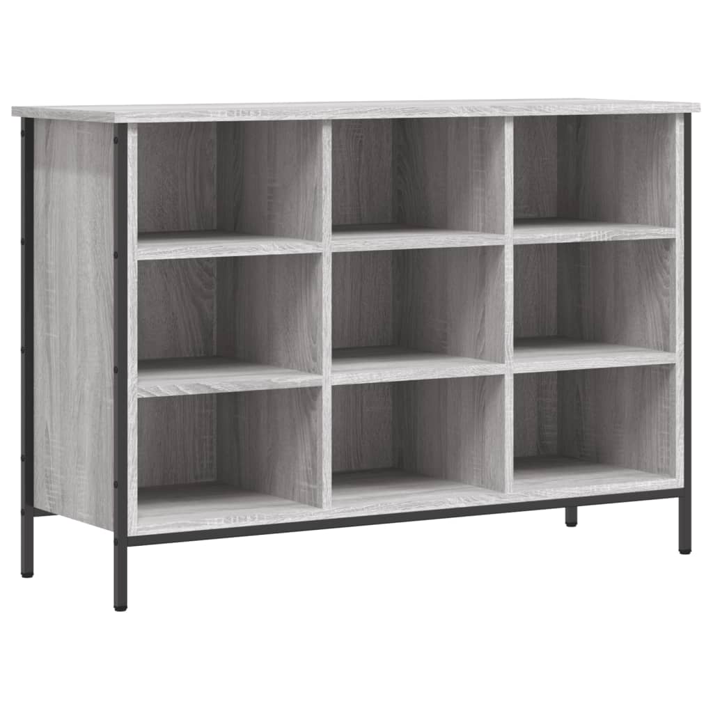 Vidaxl Shoe cabinet 100x35x70 cm Properted Wood Gray Sonoma Oak color