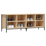 Vidaxl Shoe cabinet 131x35x50 cm Properted Wood Sonoma Oak colored