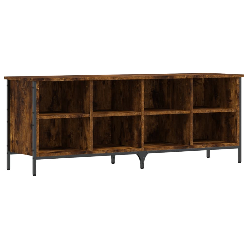 Vidaxl Shoe cabinet 131x35x50 cm Properted Wood Smoked Oak colored